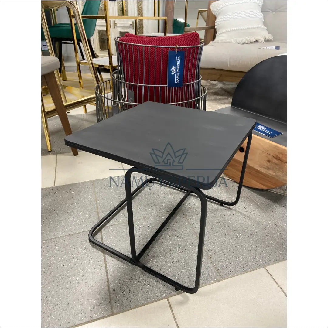 Šoninis staliukas SI1234 - €75 Save 50% 50-100, color-juoda, material-metalas, soniniai-staliukai, spalva-juoda