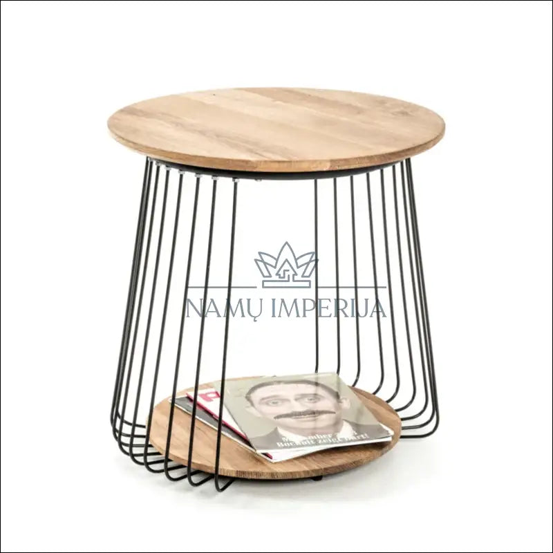 Šoninis staliukas SI1647 - €83 Save 50% 50-100, __label:Pristatymas 1-2 d.d., color-juoda, color-ruda,