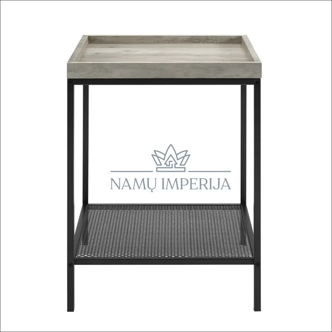 Šoninis staliukas SI1738 - €62 Save 55% 50-100, __label:Pristatymas 1-2 d.d., color-juoda, color-ruda, material-mediena