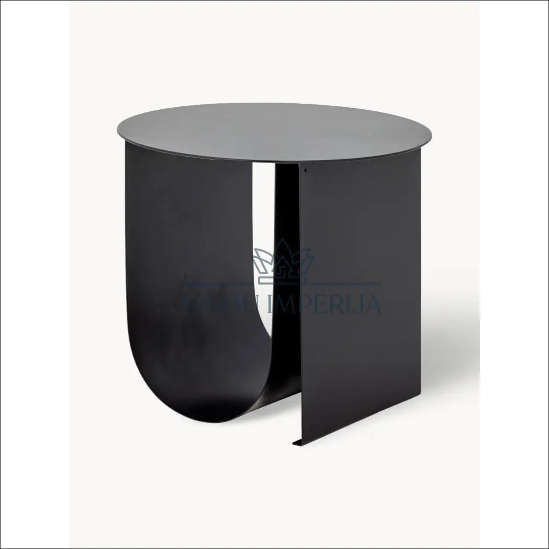 Šoninis staliukas SI1774 - €75 Save 60% 50-100, __label:Pristatymas 1-2 d.d., color-juoda, material-metalas, pazeistas