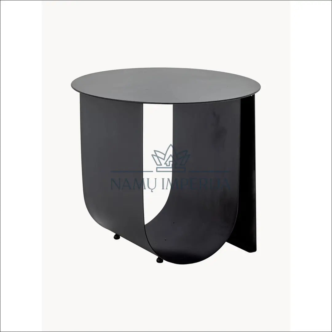 Šoninis staliukas SI1774 - €75 Save 60% 50-100, __label:Pristatymas 1-2 d.d., color-juoda, material-metalas, pazeistas