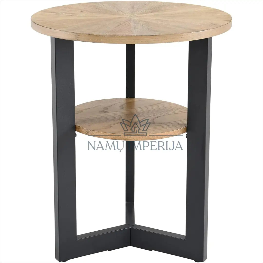 Šoninis staliukas SI1787 - €59 Save 50% 50-100, __label:Pristatymas 1-2 d.d., color-juoda, color-ruda, material-mediena