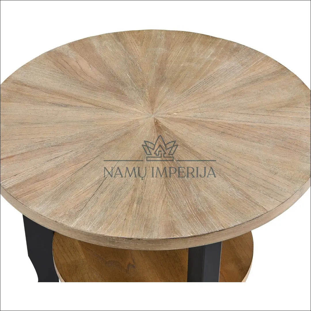 Šoninis staliukas SI1787 - €59 Save 50% 50-100, __label:Pristatymas 1-2 d.d., color-juoda, color-ruda, material-mediena