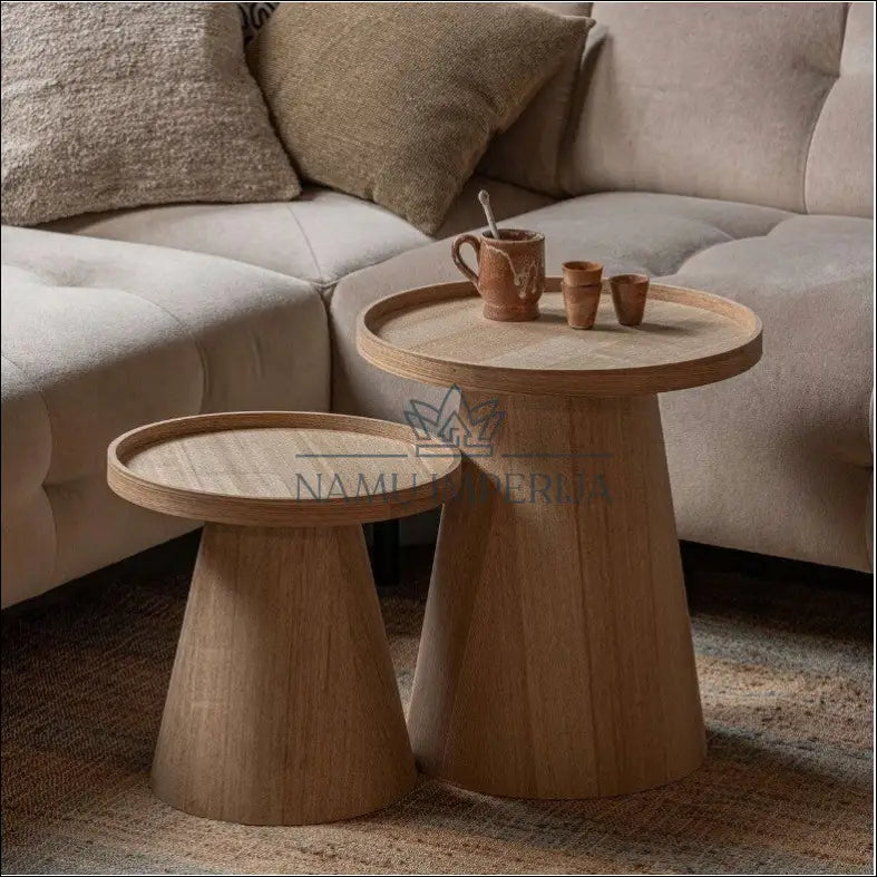 Šoninis staliukas SI1838 - €37 Save 50% 25-50, __label:Pristatymas 1-2 d.d., color-ruda, material-mdf, Push
