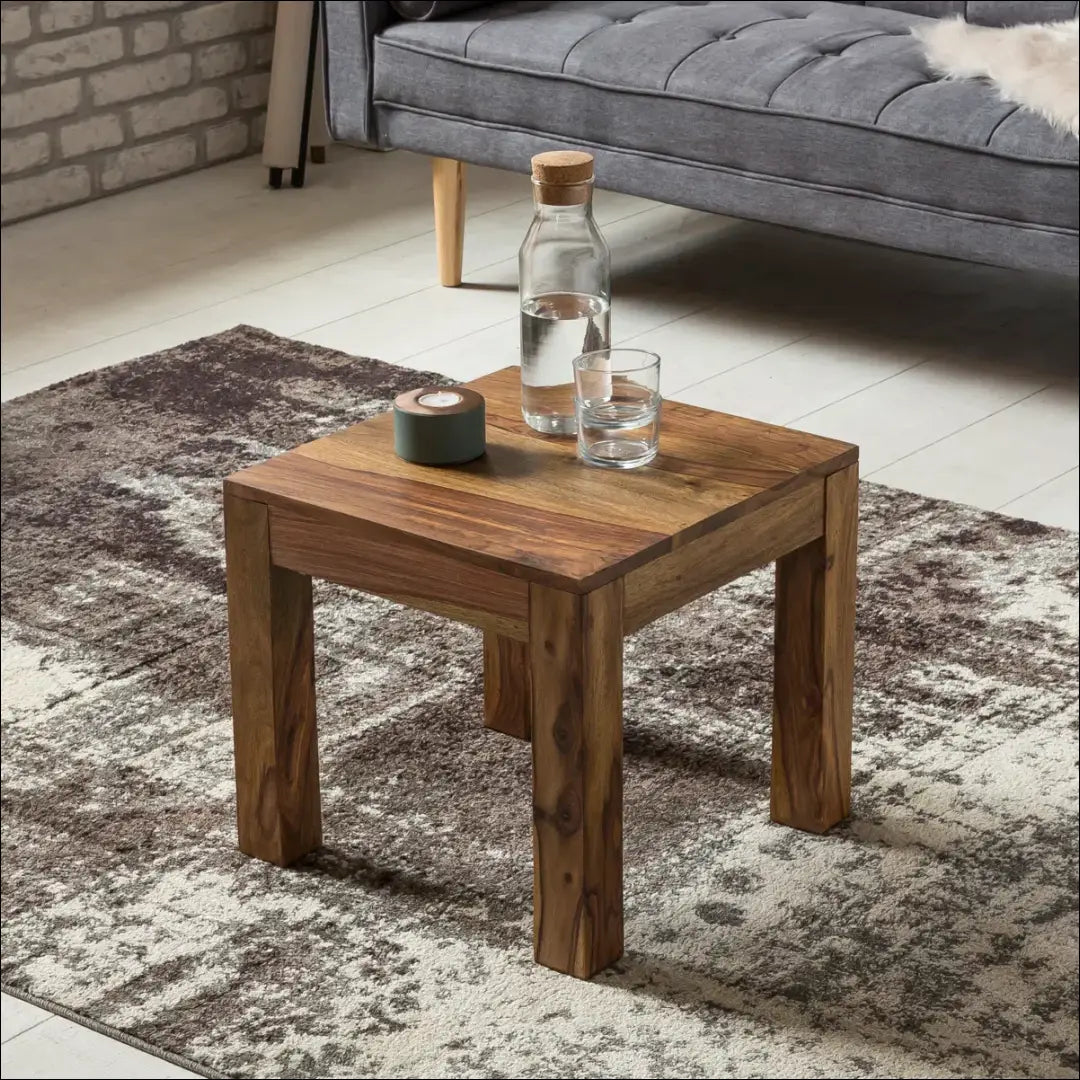 Šoninis staliukas SI1840 - €43 Save 50% 25-50, __label:Pristatymas 1-2 d.d., color-ruda, material-medzio-masyvas,