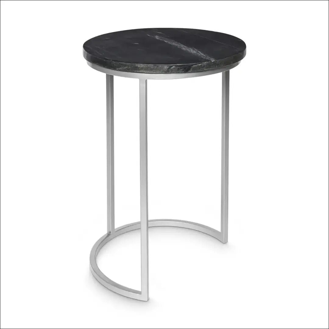 Šoninis staliukas SI1852 - €71 Save 50% 50-100, __label:Pristatymas 1-2 d.d., color-juoda, color-sidabrine,