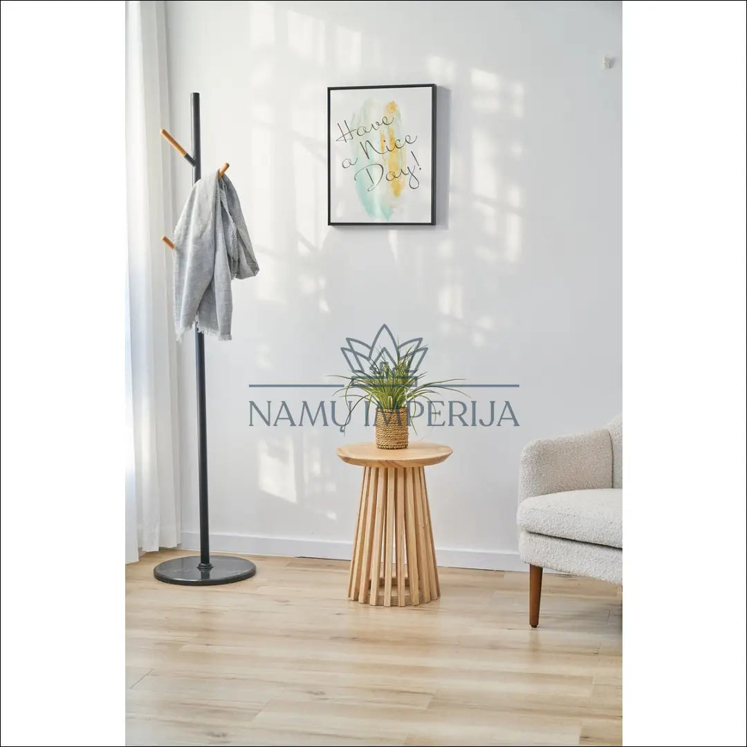 Šoninis staliukas SI1857 - €103 Save 50% 100-200, __label:Pristatymas 1-2 d.d., color-ruda, material-mediena, miegamojo