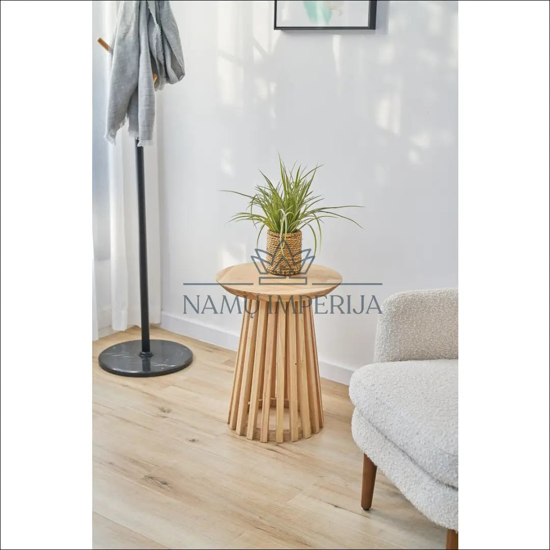 Šoninis staliukas SI1857 - €103 Save 50% 100-200, __label:Pristatymas 1-2 d.d., color-ruda, material-mediena, miegamojo
