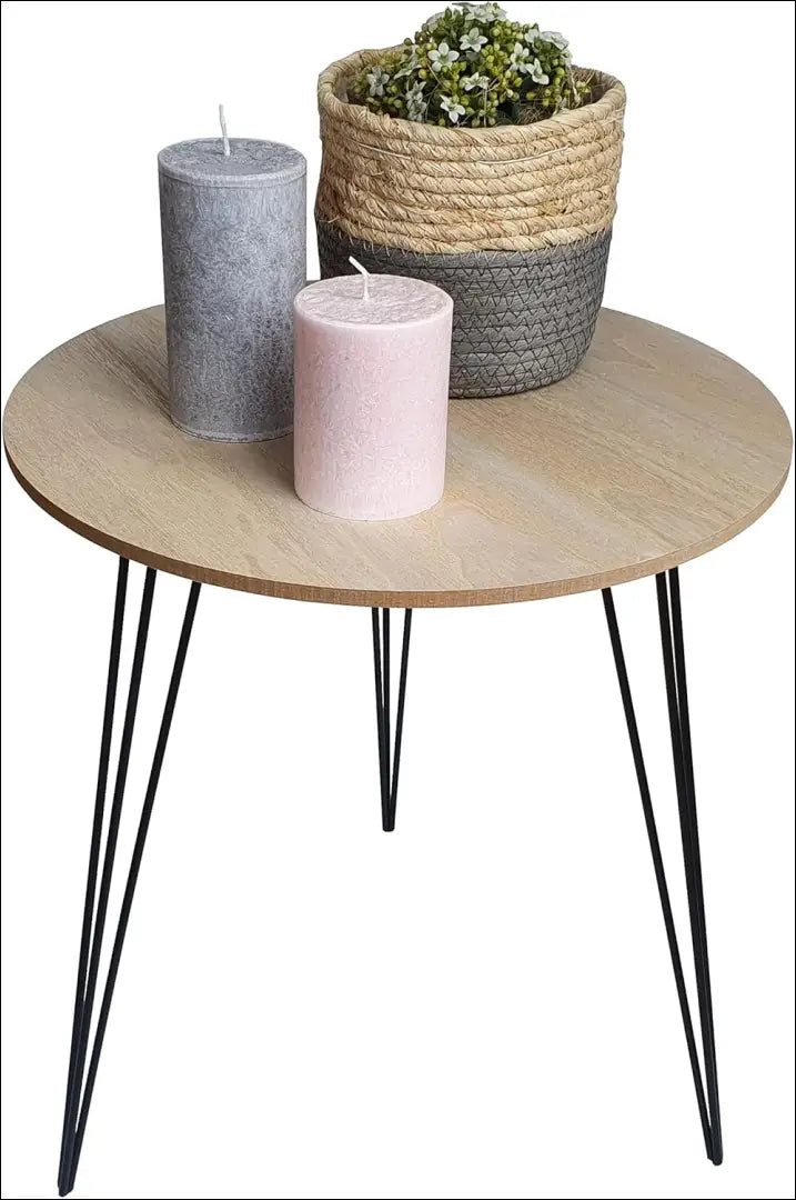 Šoninis staliukas SI1882 - €29 Save 50% 25-50, __label:Pristatymas 1-2 d.d., color-juoda, color-ruda, material-mediena