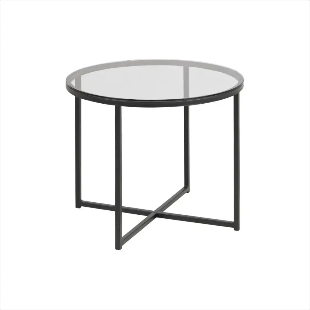 Šoninis staliukas SI1893 - €45 Save 50% 25-50, __label:Pristatymas 1-2 d.d., color-juoda, material-metalas,