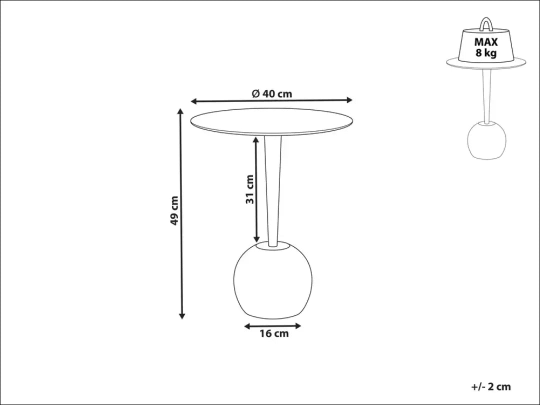 Šoninis staliukas SI1919 - €49 Save 50% 25-50, __label:Pristatymas 1-2 d.d., color-balta, material-metalas,