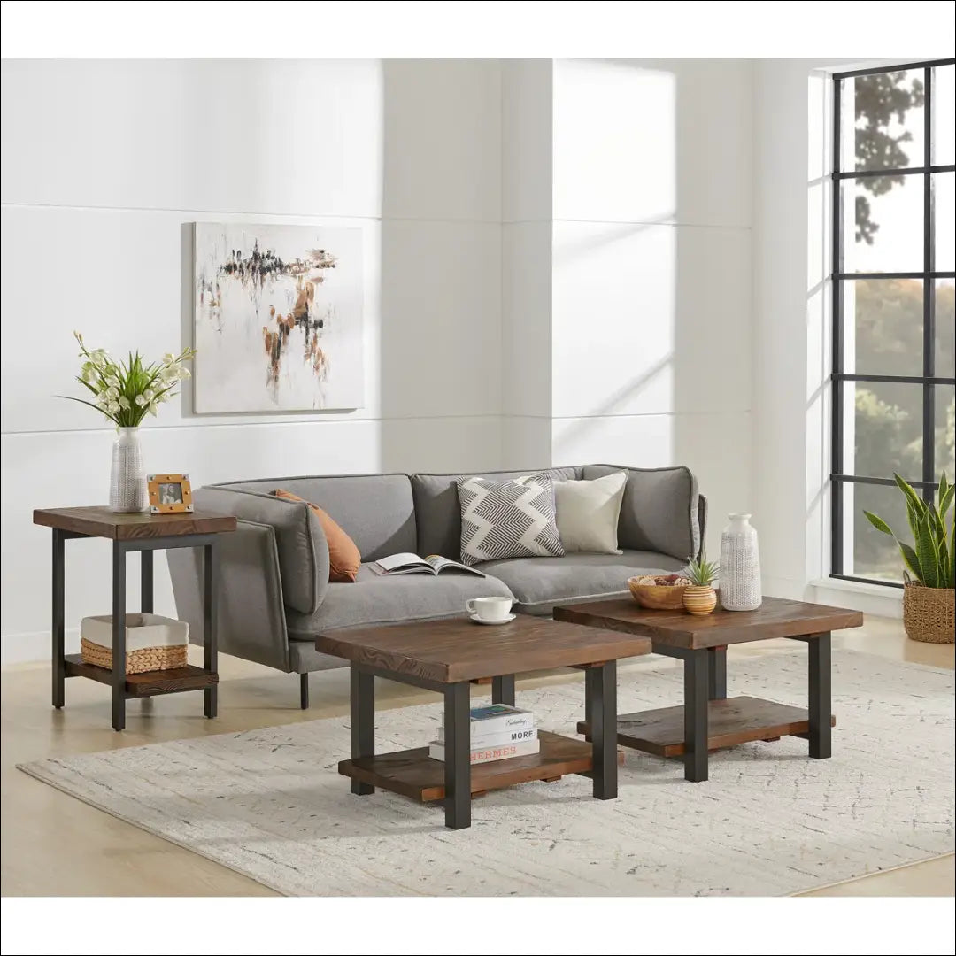 Šoninis staliukas SI1930 - €88 Save 50% 50-100, __label:Pristatymas 1-2 d.d., color-juoda, color-ruda,