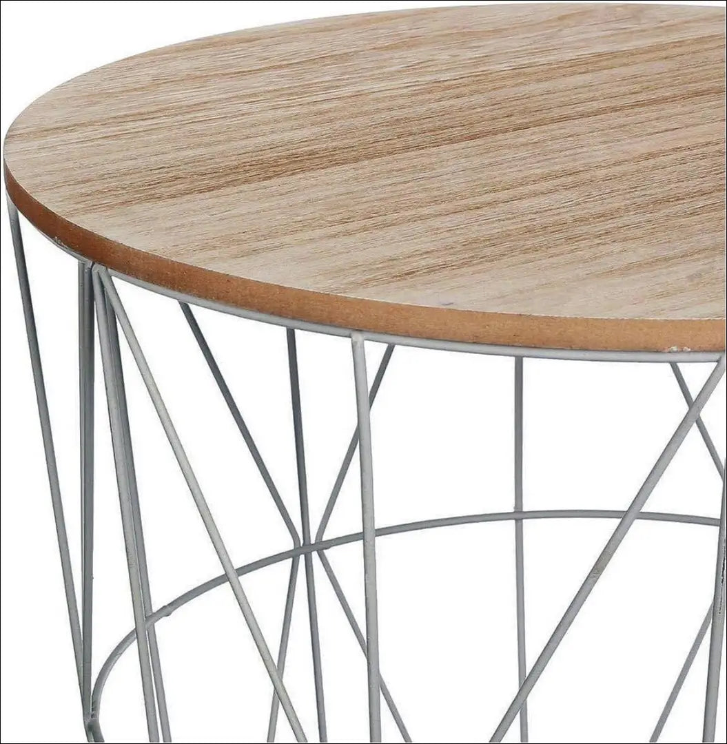 Šoninis staliukas SI1951 - €32 Save 50% 25-50, __label:Pristatymas 1-2 d.d., color-pilka, color-ruda, material-mdf €25