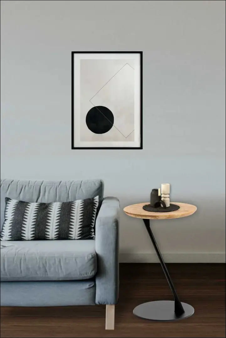 Šoninis staliukas SI1979 - €95 Save 50% 50-100, __label:Pristatymas 1-2 d.d., color-juoda, color-ruda,