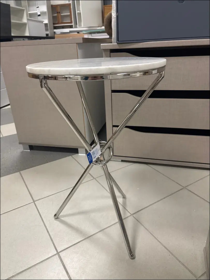 Šoninis staliukas SI1987 - €80 Save 65% 50-100, __label:Pristatymas 1-2 d.d., color-balta, color-sidabrine,