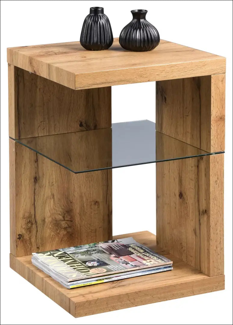 Šoninis staliukas SI2129 - €65 Save 50% 50-100, __label:Pristatymas 1-2 d.d., color-ruda, material-mdf,