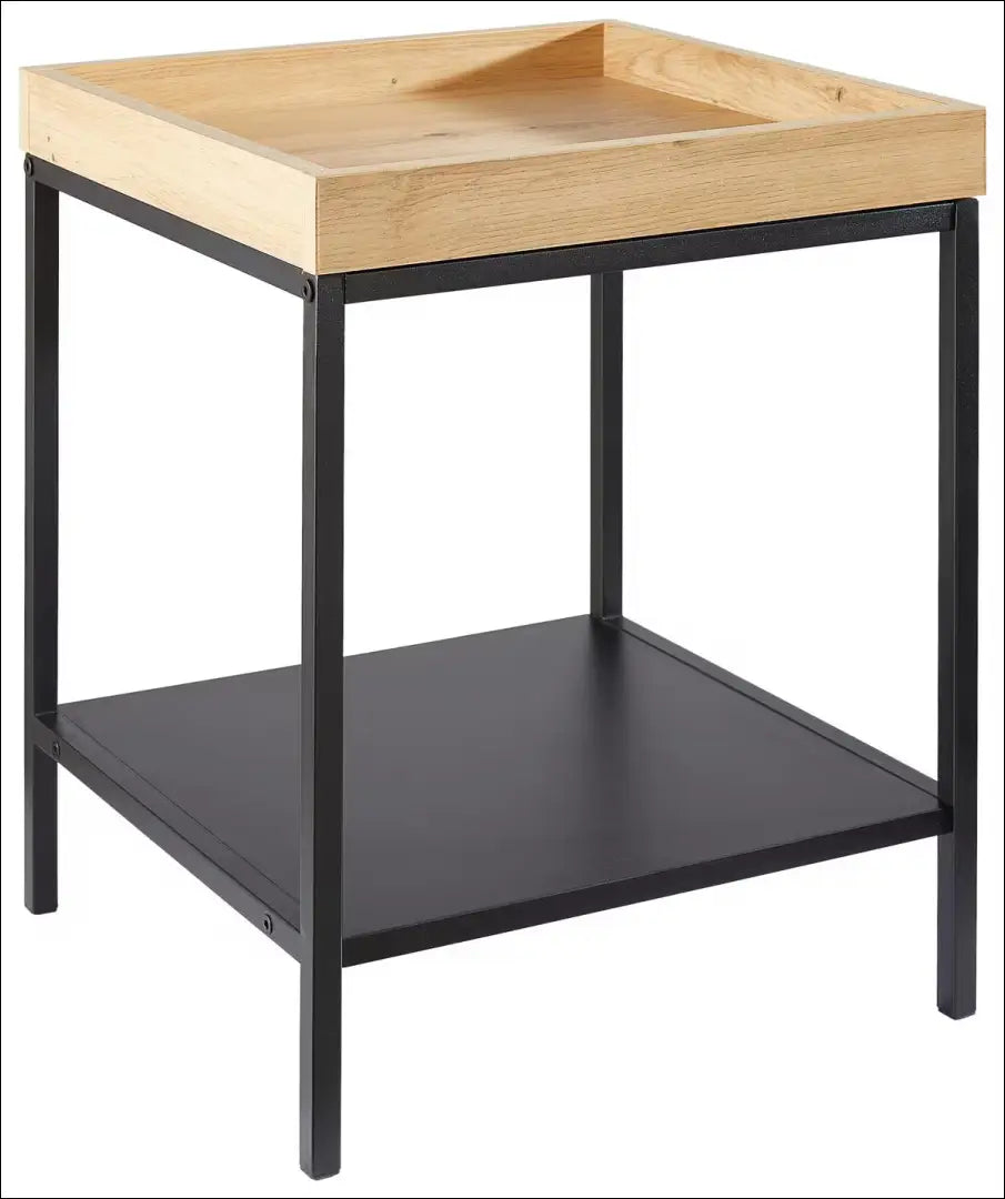 Šoninis staliukas SI2134 - €52 Save 50% 50-100, __label:Pristatymas 1-2 d.d., color-juoda, color-ruda, material-mdf €50