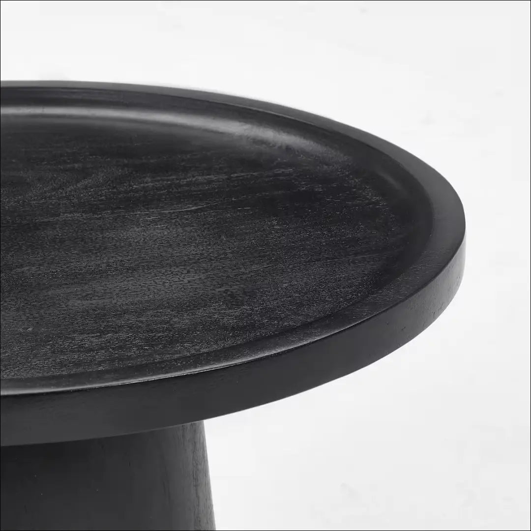 Šoninis staliukas SI2149 - €85 Save 50% 50-100, __label:Pristatymas 1-2 d.d., color-juoda, material-medzio-masyvas,