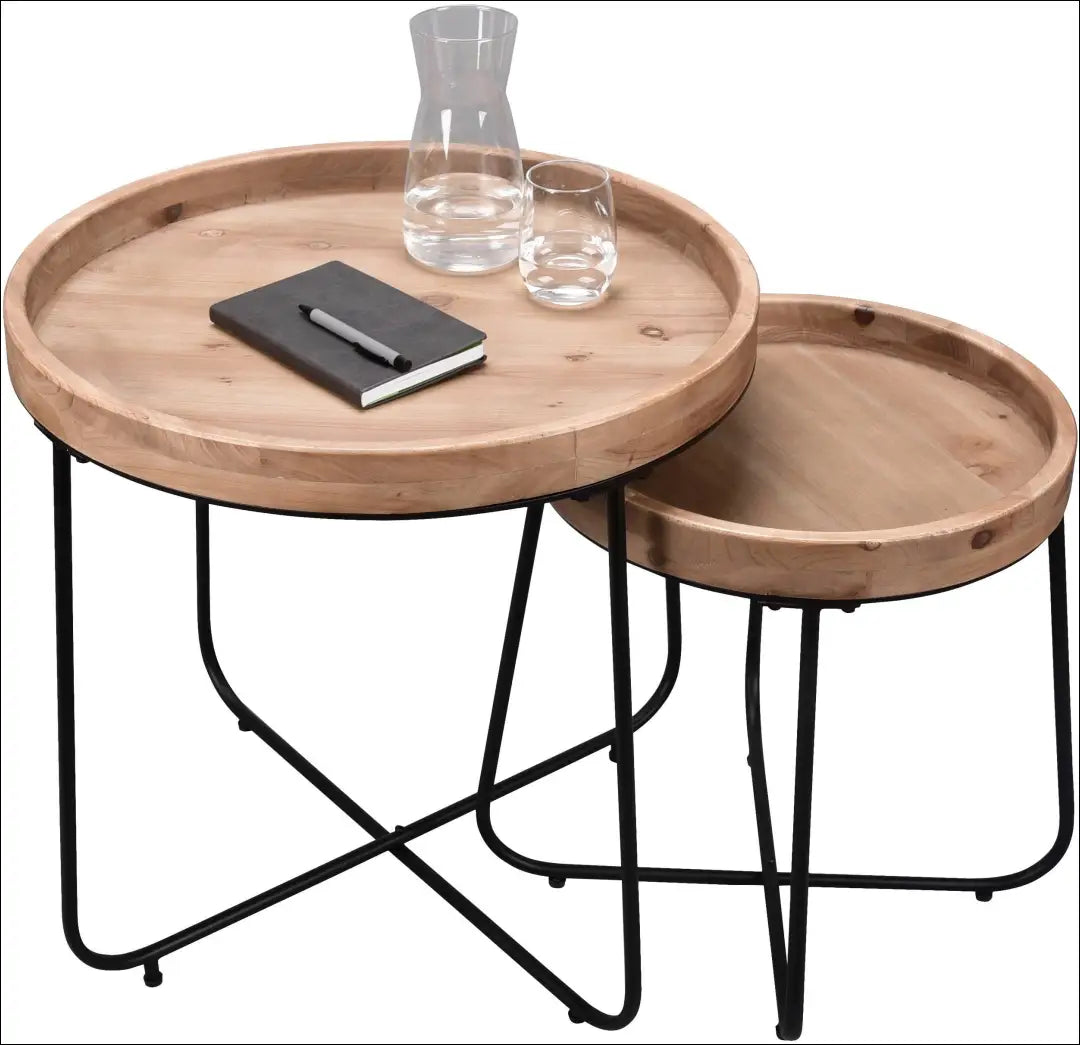 Šoninis staliukas SI2344 - €90 Save 50% 50-100, __label:Pristatymas 1-2 d.d., color-juoda, color-ruda,