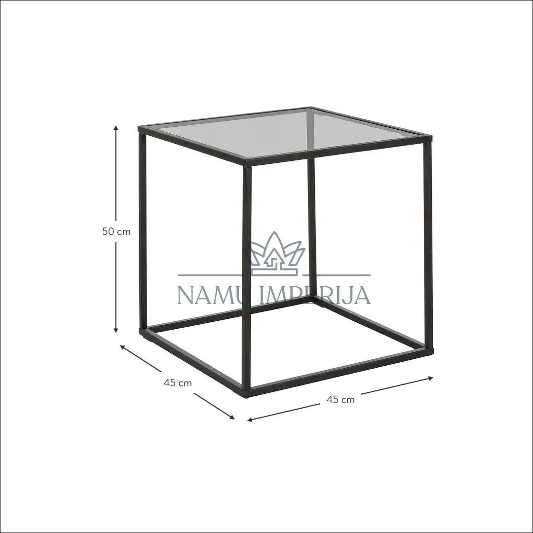 Šoninis staliukas SI834 - €81 Save 55% 50-100, __label:Pristatymas 1-2 d.d., color-juoda, material-metalas,
