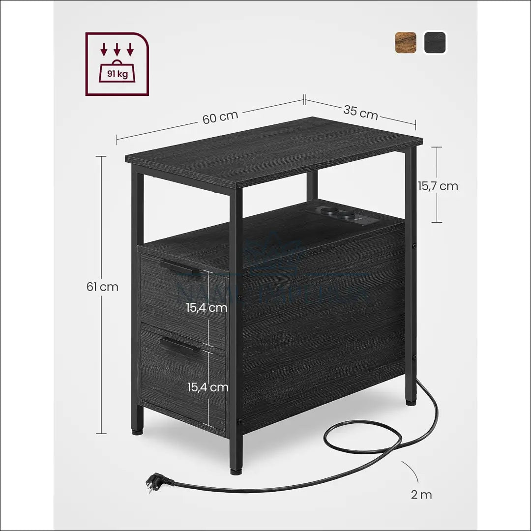 Šoninis staliukas SM501 - €133 Save 30% 100-200, __label:Pristatymas 5-14 d.d., miegamojo, notouch30, song