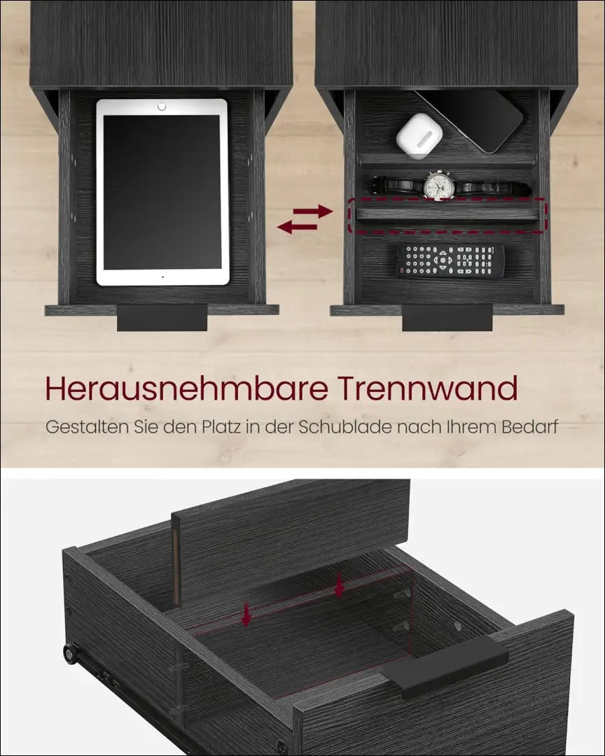 Šoninis staliukas SM501 - €114 Save 40% 100-200, __label:Pristatymas 5-14 d.d., miegamojo, notouch30, song 60x35x60cm