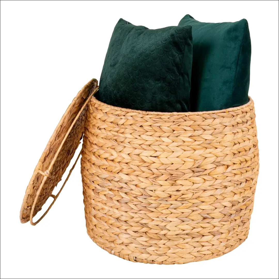 Šoninis staliukas su daiktadėže vandens hiacintas gamtos spalva ø43x34 cm RD374 - €73 Save 15% 50-100, Natūrali,