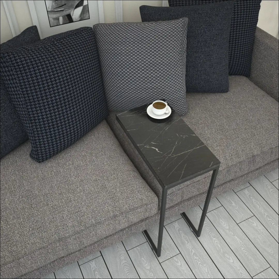 Šoninis staliukas su ratukais SI1984 - €68 Save 50% 50-100, __label:Pristatymas 1-2 d.d., color-juoda,