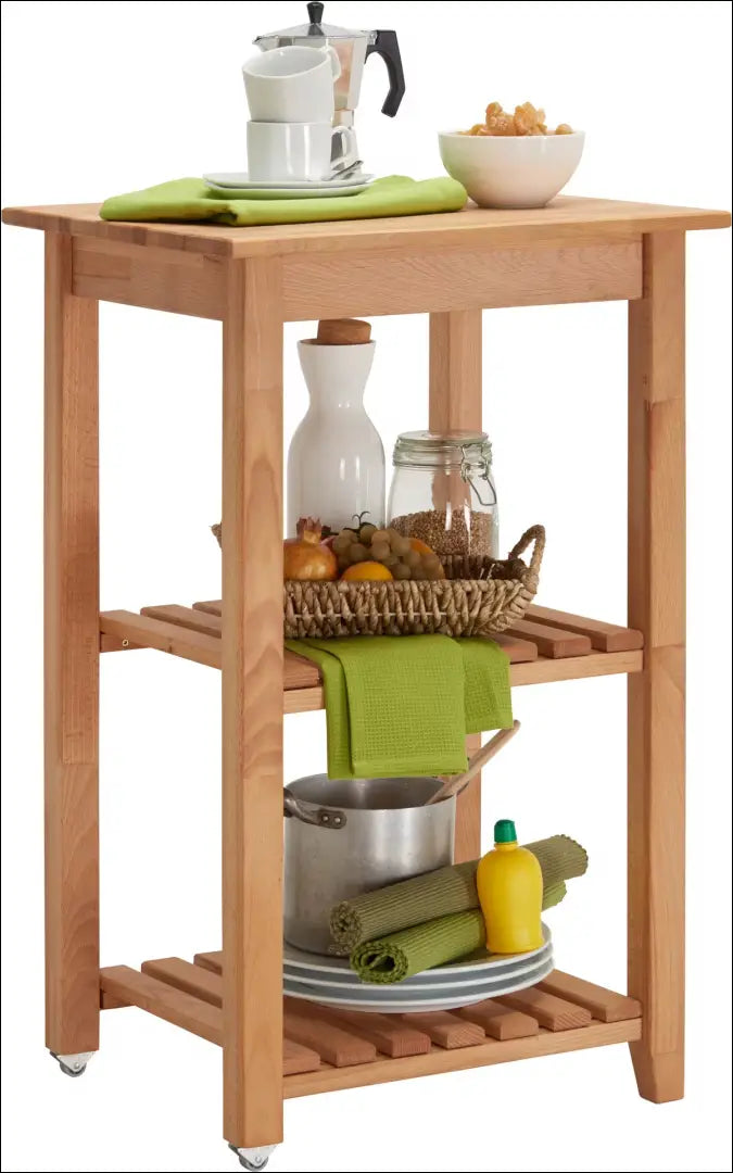 Šoninis staliukas su ratukais SI2193 - €70 Save 50% 50-100, __label:Pristatymas 1-2 d.d., color-ruda,