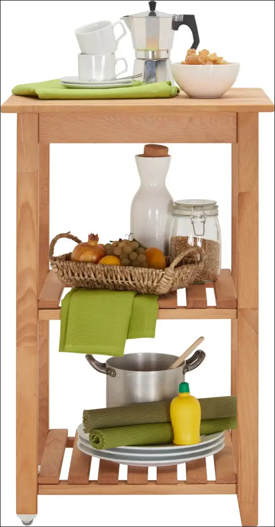 Šoninis staliukas su ratukais SI2193 - €70 Save 50% 50-100, __label:Pristatymas 1-2 d.d., color-ruda,