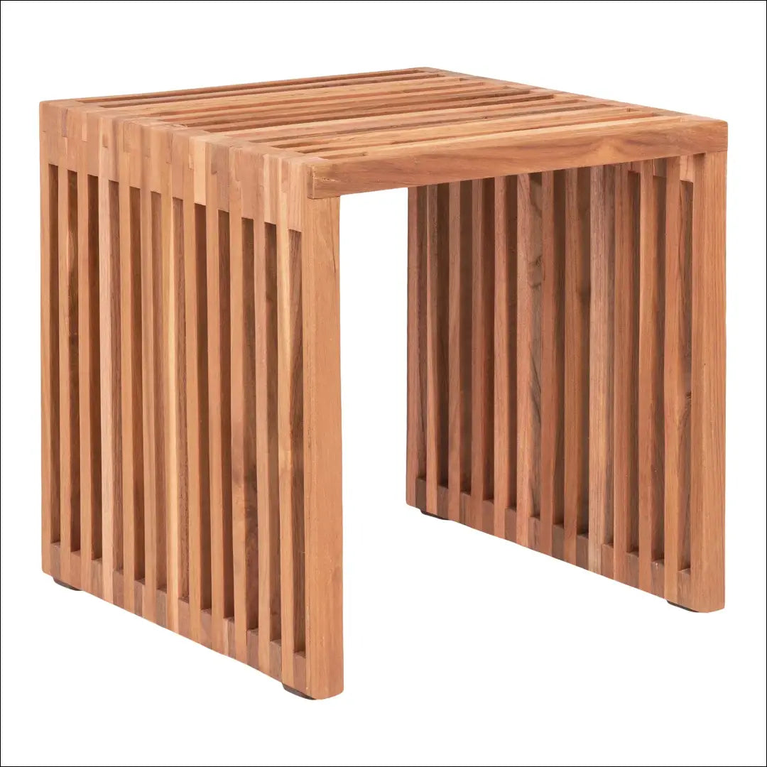 Šoninis staliukas tikmedžio spalva natūrali 40x40x40 cm RD310 - €87 Save 15% 50-100, Natūrali, nordic, Side tables,