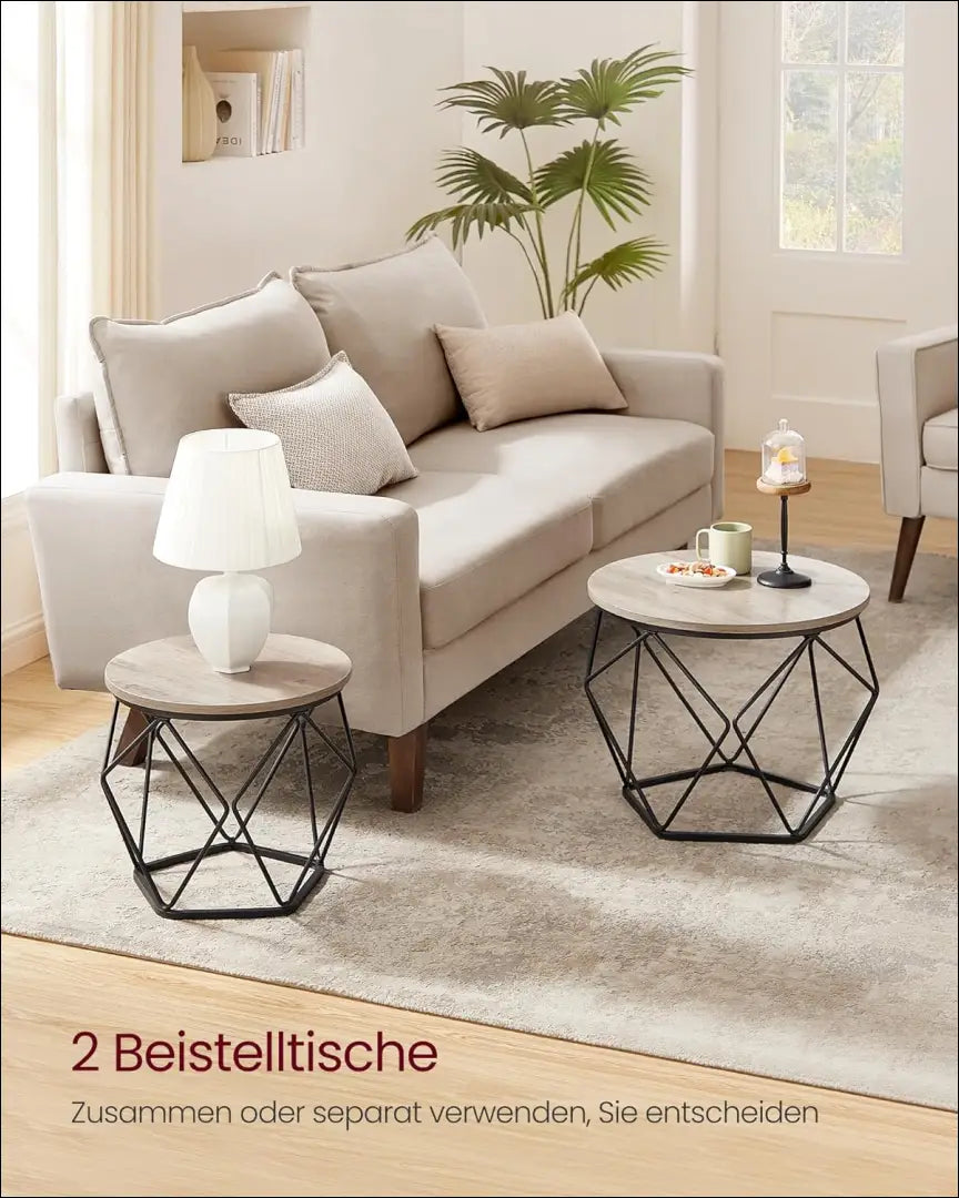 Šoninių staliukų komplektas 2 vnt SM495 - €88 Save 40% 50-100, __label:Pristatymas 5-14 d.d., notouch30, song,