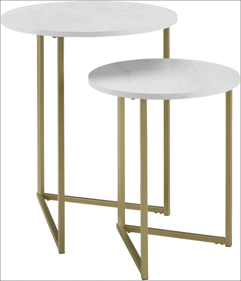 Šoninių staliukų komplektas (2vnt) SI1923 - €85 Save 50% 50-100, __label:Pristatymas 1-2 d.d., color-auksine,