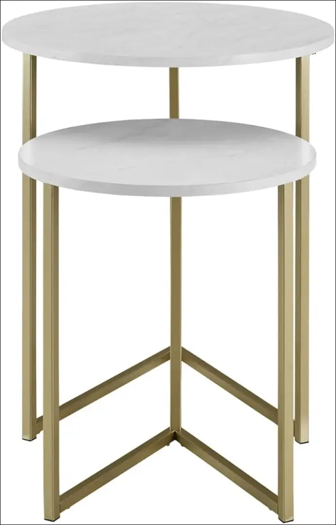 Šoninių staliukų komplektas (2vnt) SI1923 - €85 Save 50% 50-100, __label:Pristatymas 1-2 d.d., color-auksine,