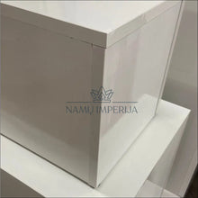 Laadige pilt üles galeriivaatesse Šoninių staliukų komplektas (3vnt) SI1068 - €52 Save 55% 50-100, color-balta, material-mediena,
