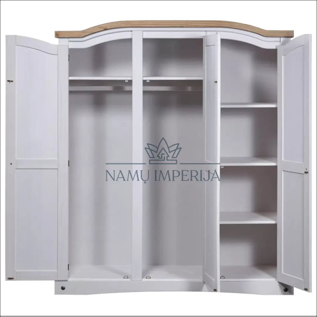 Spinta GI502 - €265 Save 50% __label:Pristatymas 1-2 d.d., color-balta, color-ruda, material-medzio-masyvas, miegamojo