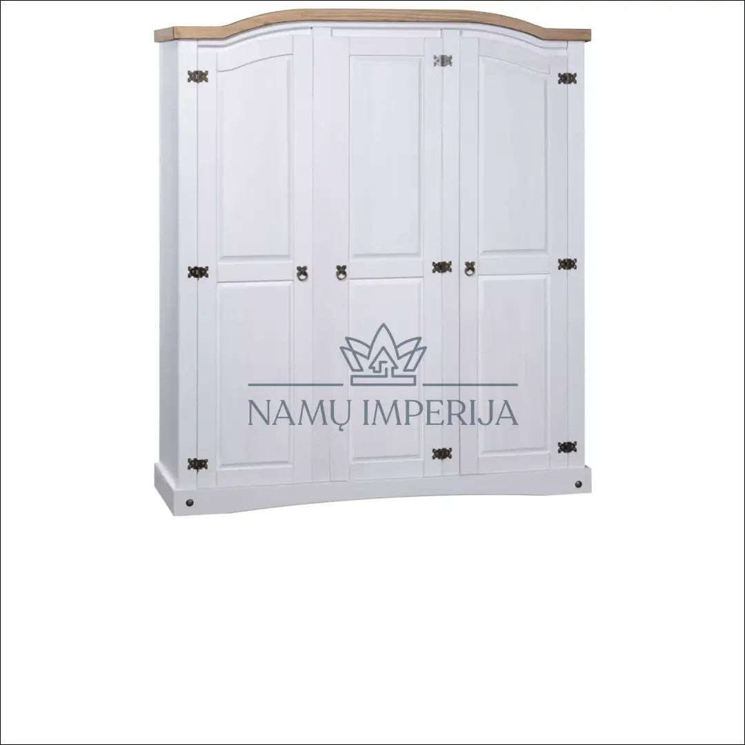 Spinta GI502 - €265 Save 50% __label:Pristatymas 1-2 d.d., color-balta, color-ruda, material-medzio-masyvas, miegamojo