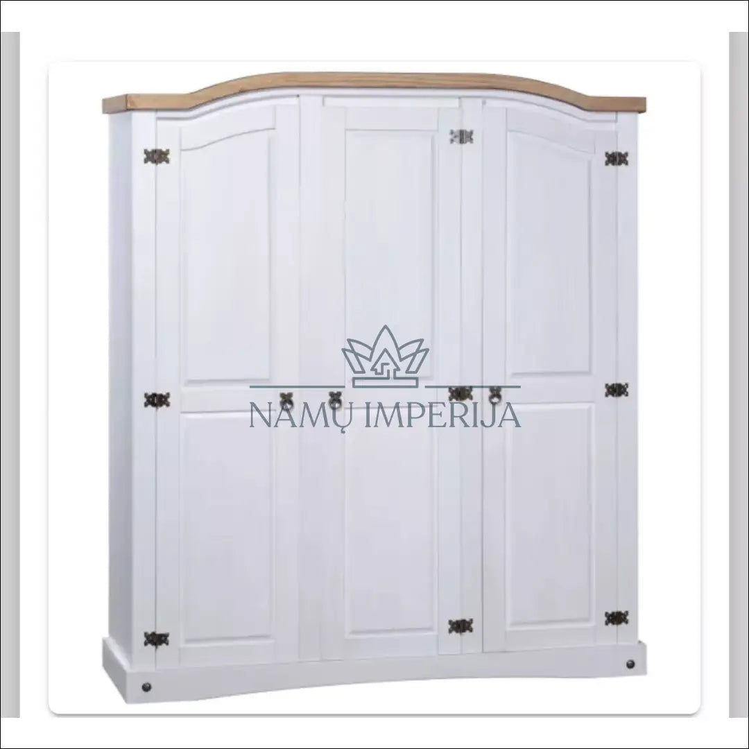 Spinta GI502 - €265 Save 50% __label:Pristatymas 1-2 d.d., color-balta, color-ruda, material-medzio-masyvas, miegamojo