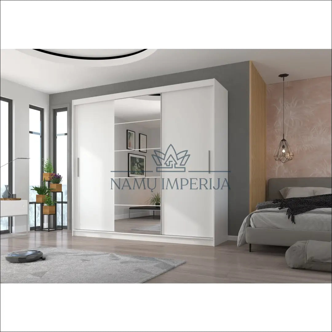 Spinta GI517 - €415 Save 50% __label:Pristatymas 1-2 d.d., color-balta, material-mediena, material-stiklas, miegamojo