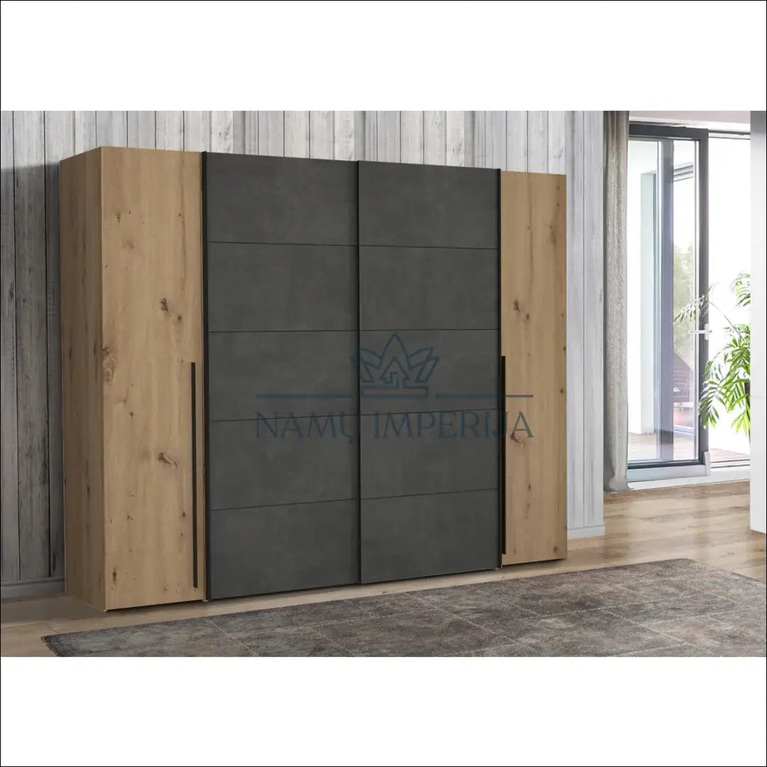 Spinta GI531 - €378 Save 55% __label:Pristatymas 1-2 d.d., color-pilka, color-ruda, material-mediena, miegamojo Virš