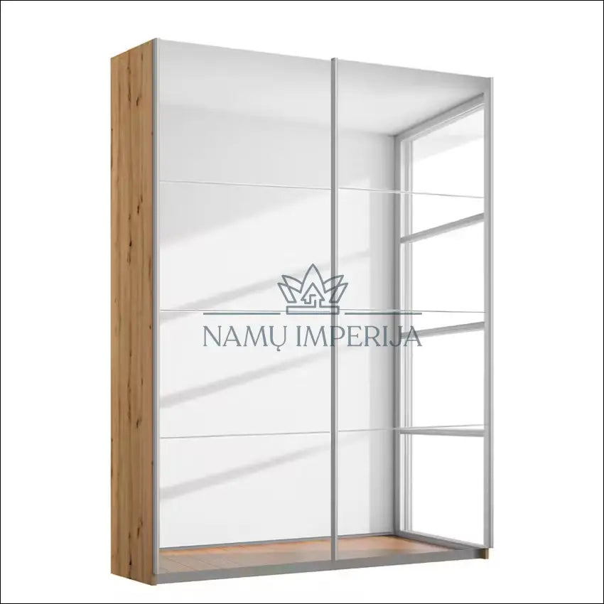 Spinta GI558 - €244 Save 50% __label:Pristatymas 1-2 d.d., color-ruda, material-mediena, material-stiklas, miegamojo