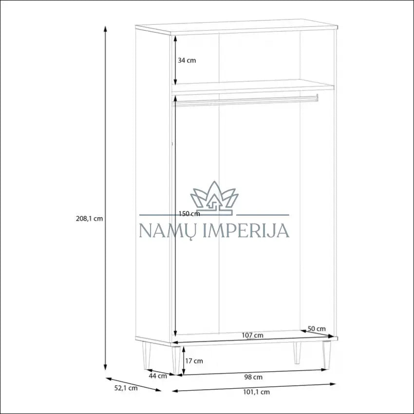Spinta GI576 €180 Save 50% 100 200, __label:Pristatymas 1 2 d.d., color ruda, material mediena, rotangas €100 to €200