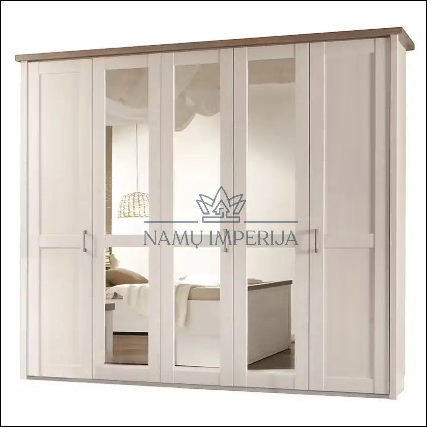 Spinta GI579 - €266 Save 55% __label:Pristatymas 1-2 d.d., color-balta, color-ruda, material-mediena, material-stiklas
