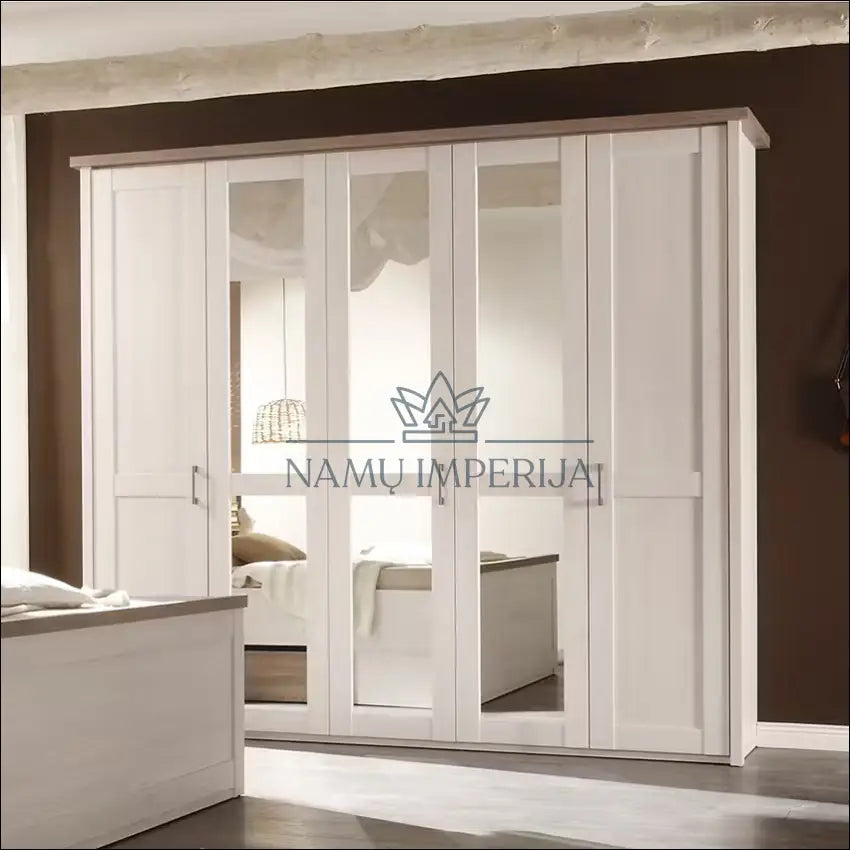 Spinta GI579 - €266 Save 55% __label:Pristatymas 1-2 d.d., color-balta, color-ruda, material-mediena, material-stiklas
