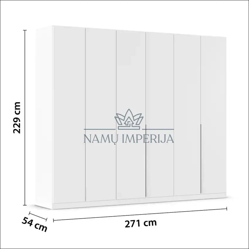 Spinta GI581 - €248 Save 55% __label:Pristatymas 1-2 d.d., color-balta, material-mediena, miegamojo, notouch50 Virš