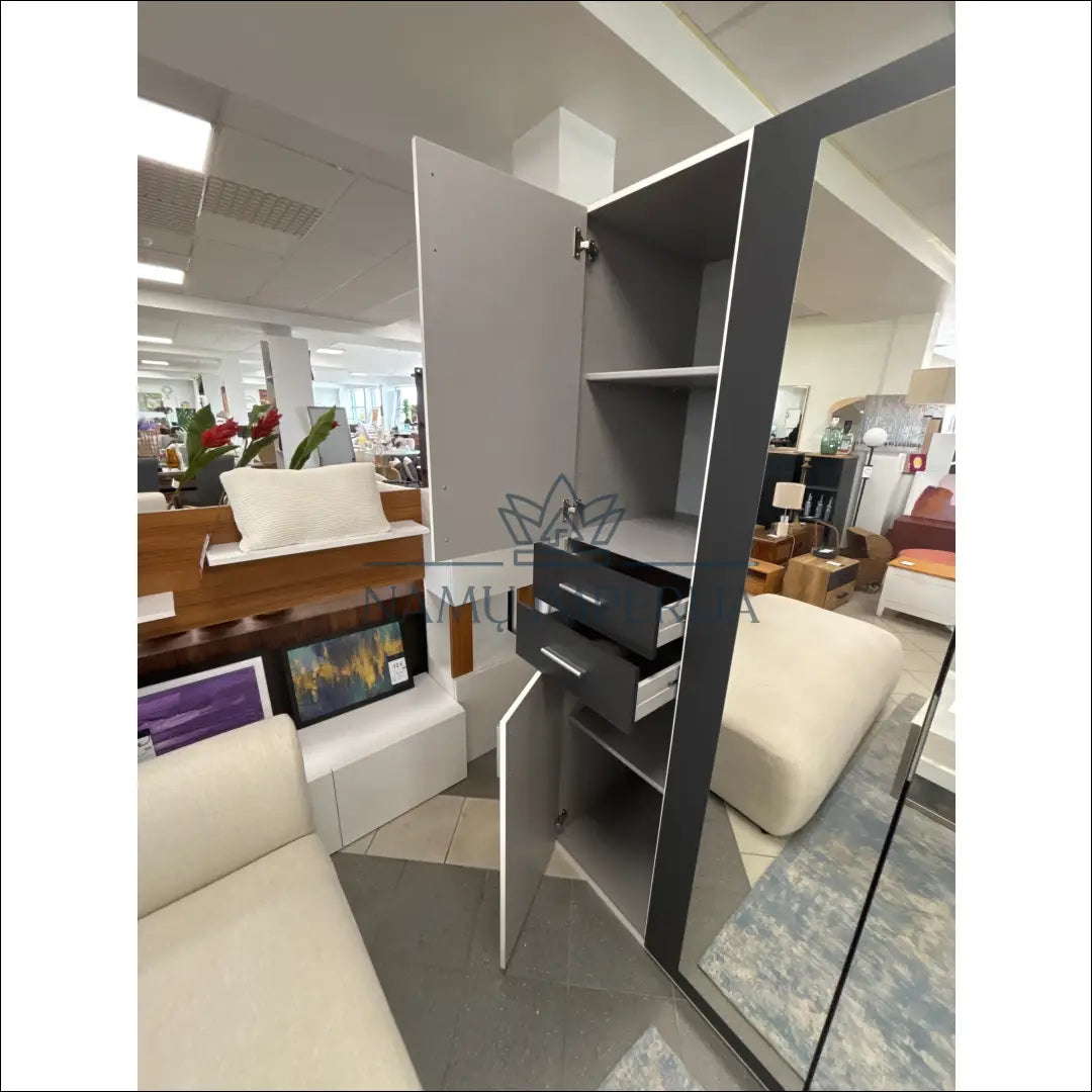 Spinta GI582 - €268 Save 50% __label:Pristatymas 1-2 d.d., biuro-baldai, color-balta, color-pilka, material-mediena