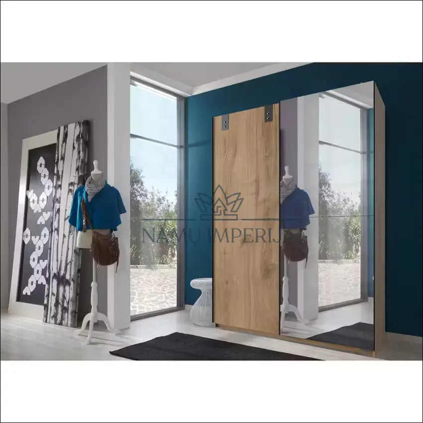 Spinta GI584 - €460 Save 50% __label:Pristatymas 1-2 d.d., biuro-baldai, color-ruda, material-mediena, material-stiklas
