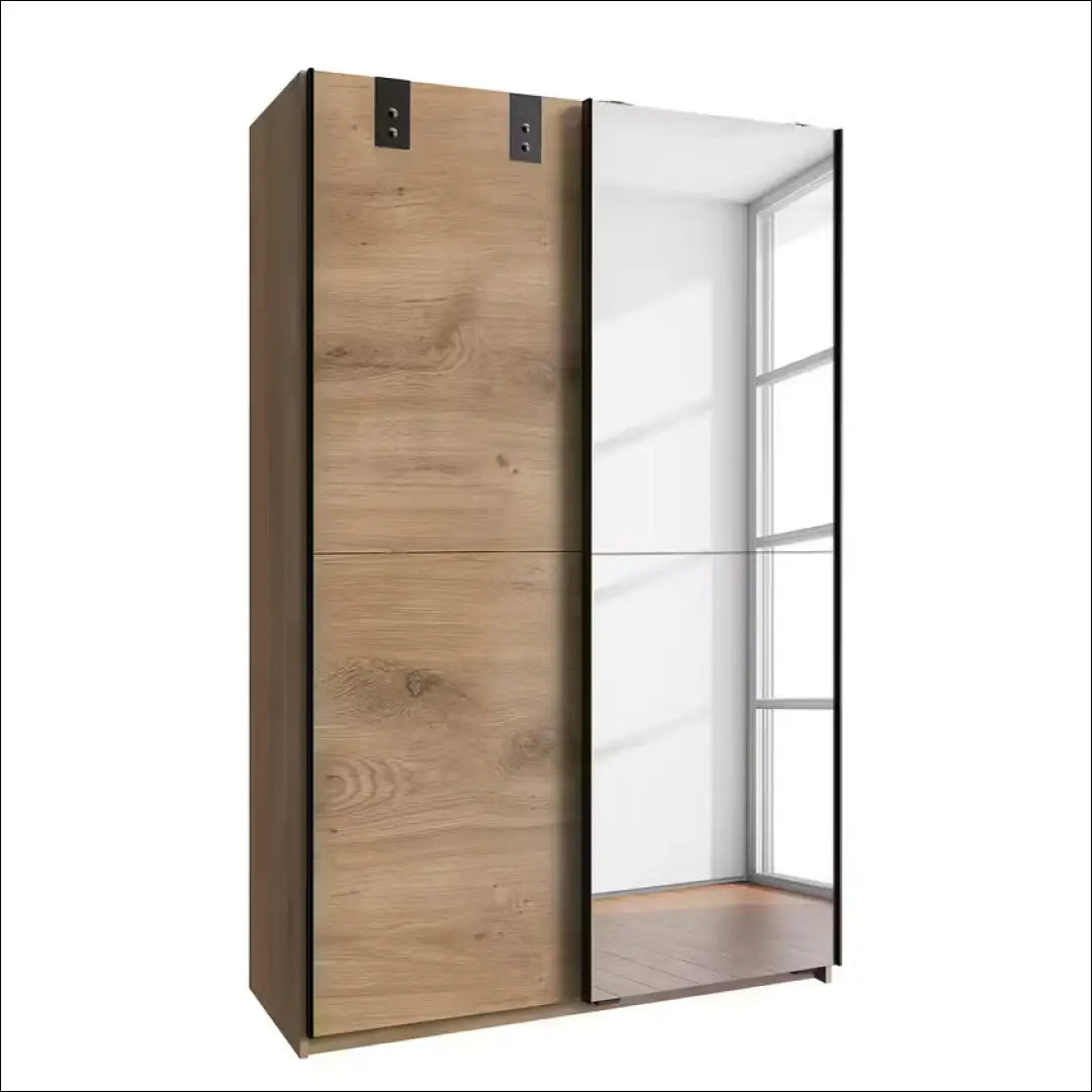 Spinta GI584 - €414 Save 55% __label:Pristatymas 1-2 d.d., biuro-baldai, color-ruda, material-mediena, material-stiklas