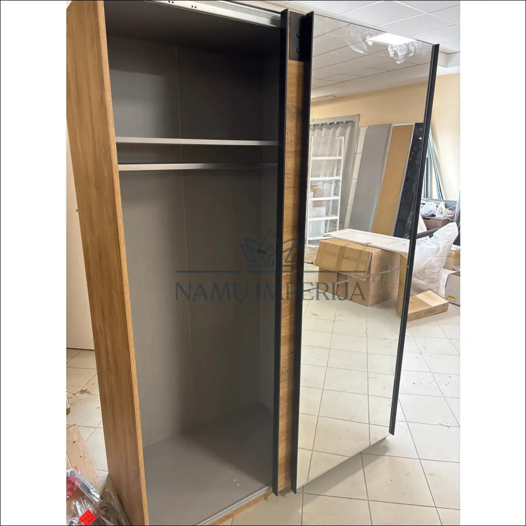 Spinta GI584 - €460 Save 50% __label:Pristatymas 1-2 d.d., biuro-baldai, color-ruda, material-mediena, material-stiklas