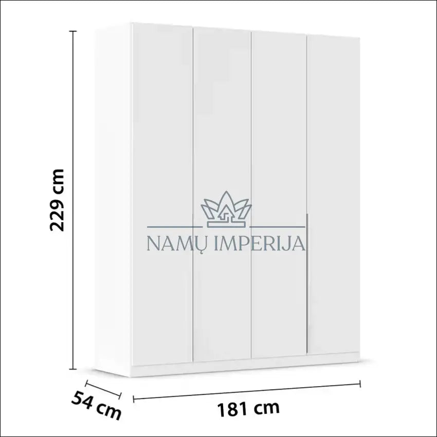 Spinta GI588 - €220 Save 50% __label:Pristatymas 1-2 d.d., biuro-baldai, color-balta, material-mediena, miegamojo Virš